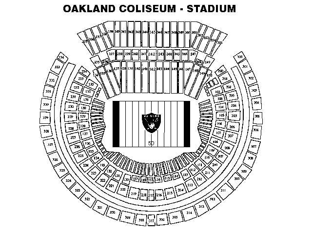 Network Associates Coliseum seating Chart