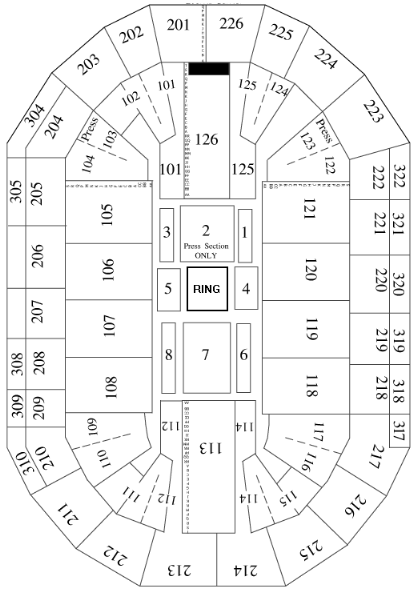 Mandalay Bay seating chart